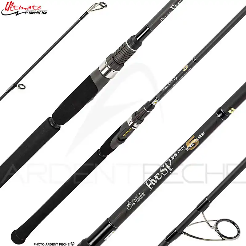 Meilleur Prix Canne spinning ULTIMATE FISHING Five spin 96 MH Shore caster