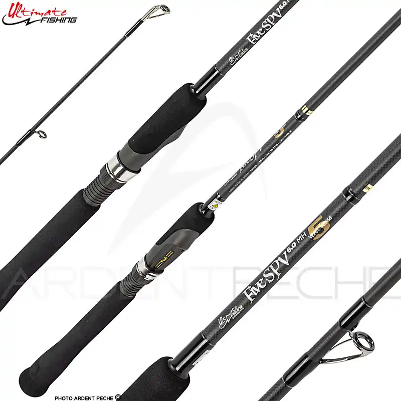 Réduction Canne spinning ULTIMATE FISHING Five spin SPV 6.0 MH Verti sense
