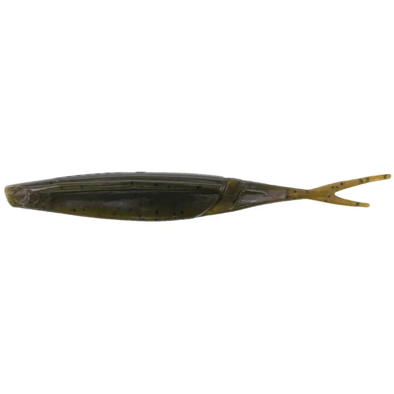 Jerkbait Yamamoto Charnière Minnow 6" 152 mm Citrouille Verte/Flocon Noir Populaire