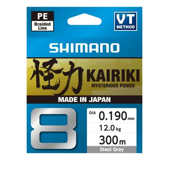 Populaire Ligne Tressée Shimano Kairiki 8 Gris 300 m