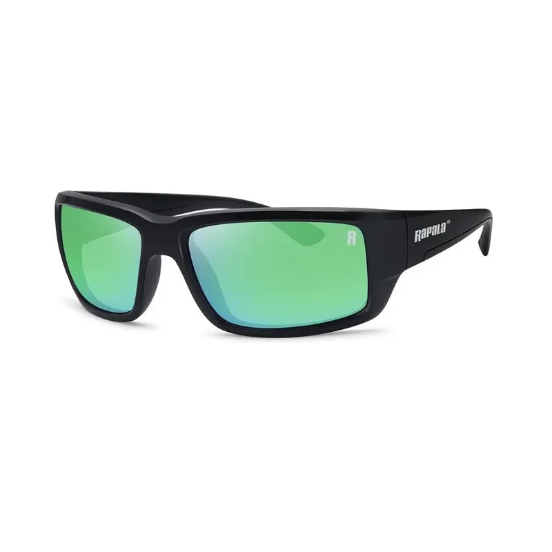 Lunettes Polarisantes Rapala Sériole Noir Mat et Vert Certifié