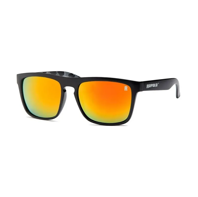 Lunettes Polarisantes Rapala Or Noir Camo et Rouge Haute Qualité