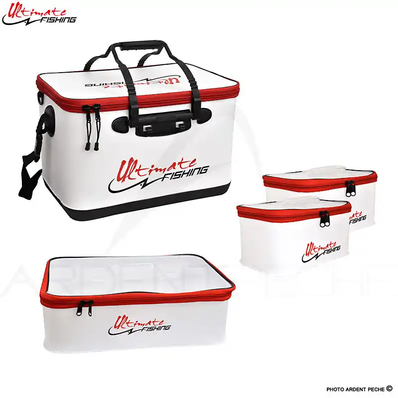 Livraison Express Lot de bakkans ULTIMATE FISHING Travel 2023 White