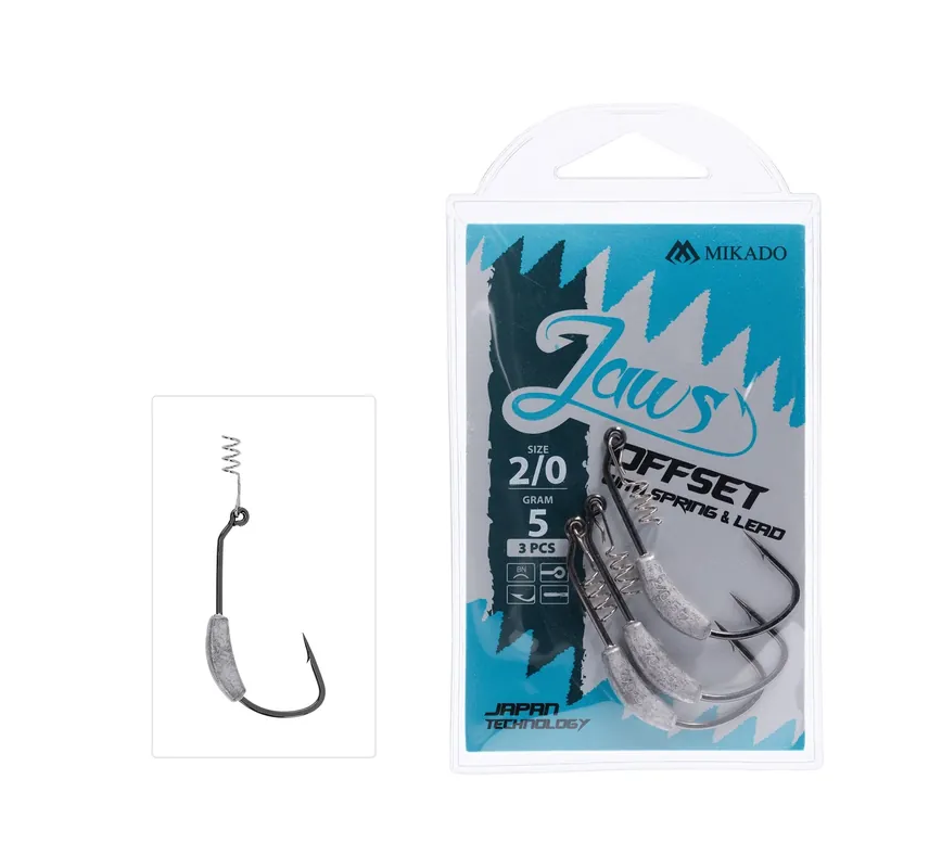 Vente Flash Hameçons Mikado Jaws Offset 2/0