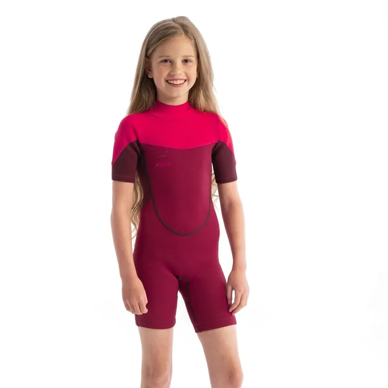 Shorty enfants Jobe Boston 2mm Back Zip Rose Affaire À Saisir