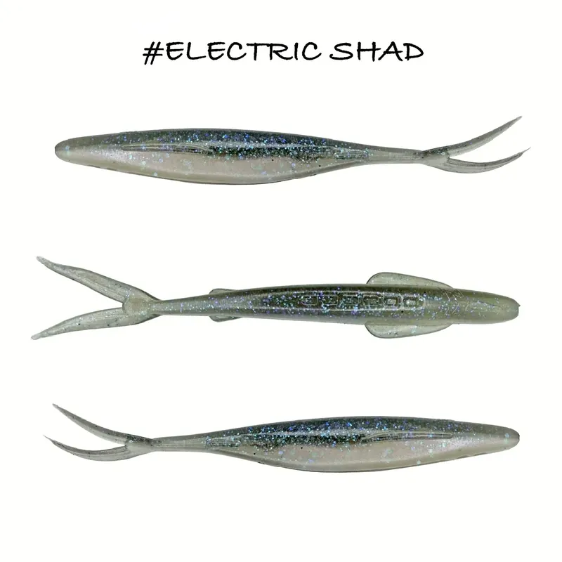 Leurre souple Iberican Lures Poisson Flèche 100mm Electric Shad Bon Plan