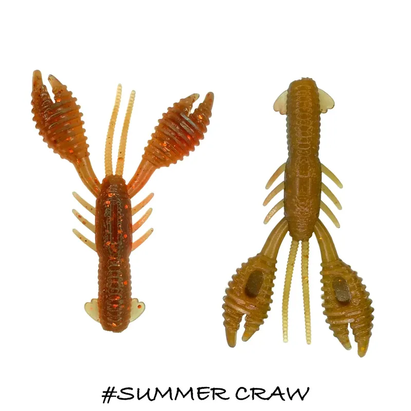 Produit De Marque Leurre souple Crabe Iberican Lures Bébé Krabe Combattant 76mm Summer Craw