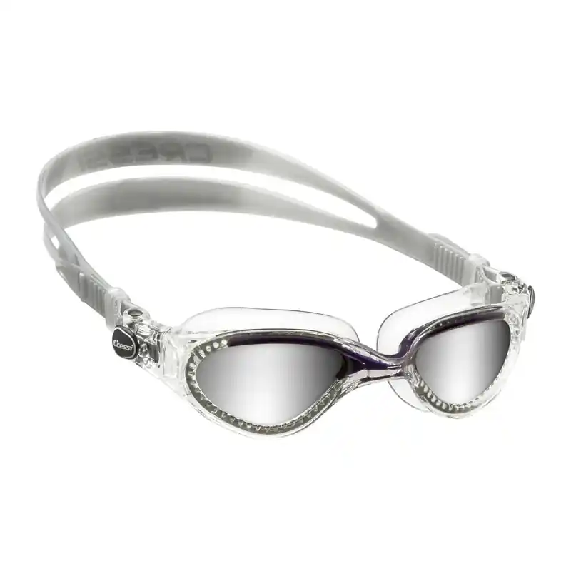 Lunette de natation Cressi Flash Clear/Blue mirror Lens Certifié