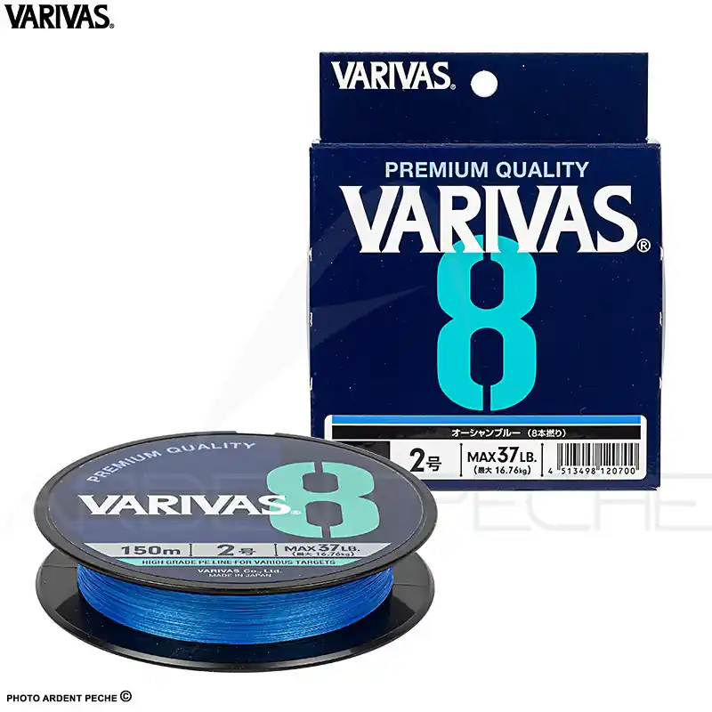 Quantité Limitée Tresse VARIVAS 8 OCBlue 150m