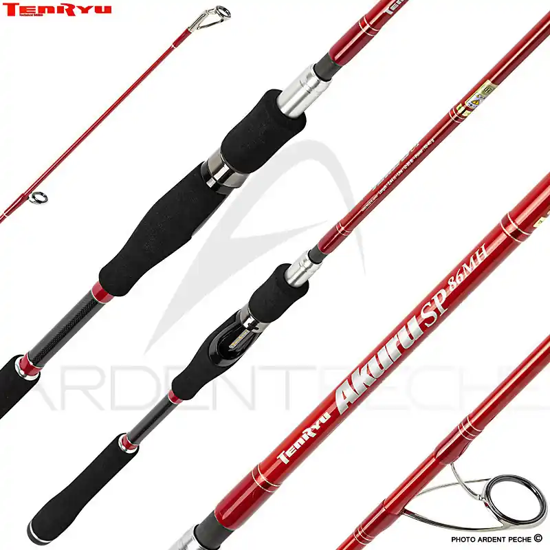 Canne spinning TENRYU Akuru SP 86 MH Vente Flash
