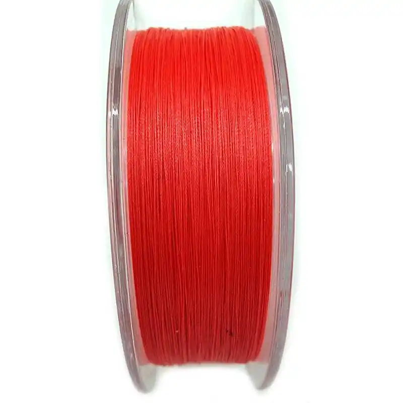 Tresse 8X Braid Hi-Vis Red 0,50mm 55kg Climax Satisfait Ou Remboursé