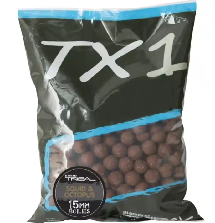 Bouillettes TX1 Squid & Octopus 20mm 5kg Shimano Soldes