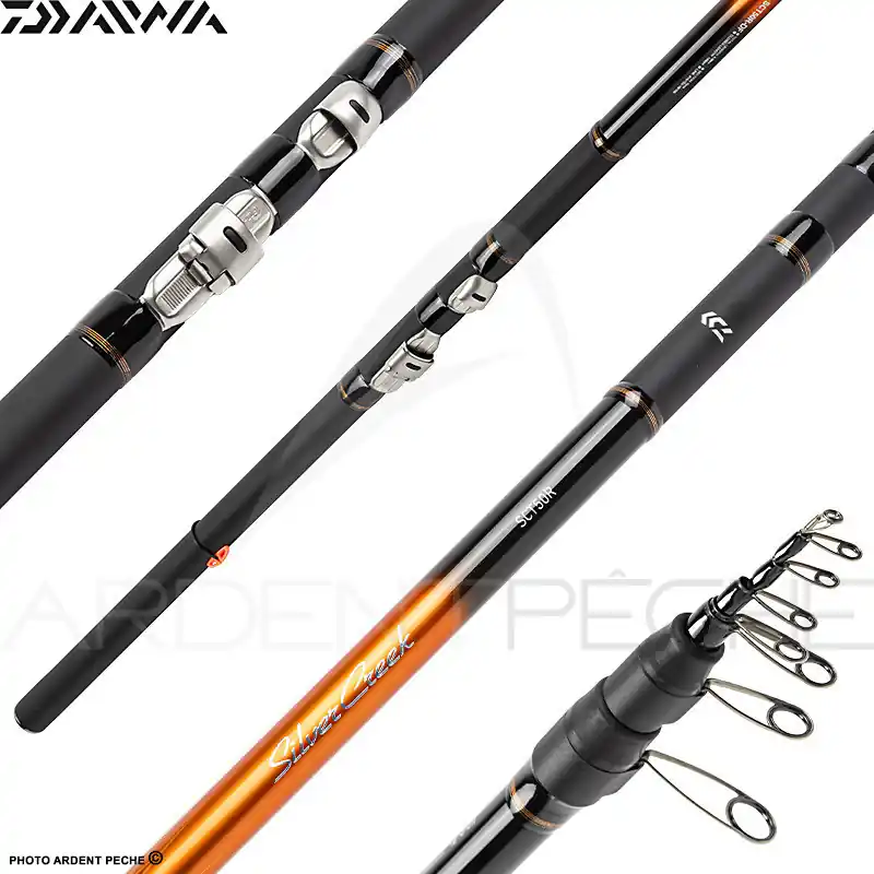 Canne toc DAIWA Silvercreek reglable 23 Bon Marché