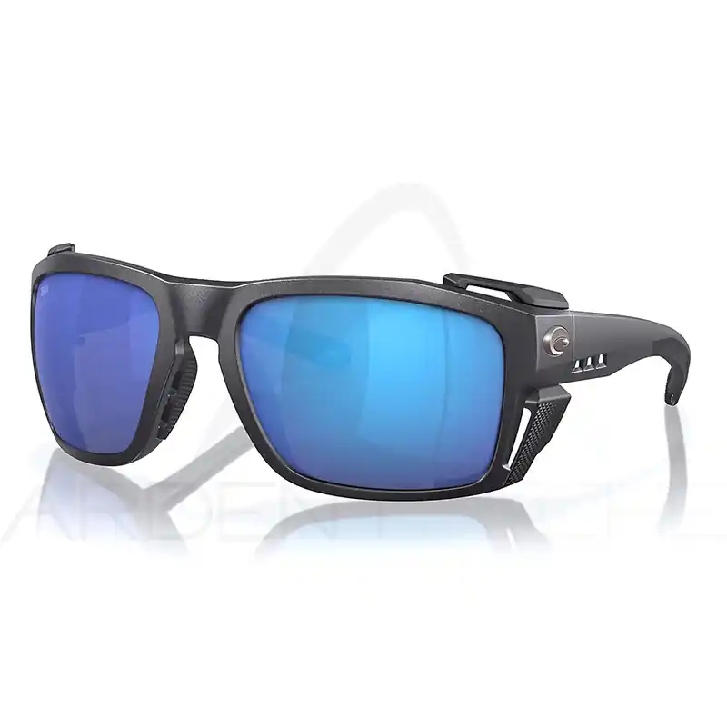 Bon Plan Lunettes polarisantes COSTA DEL MAR King tide 8 Black Blue mirror 580G