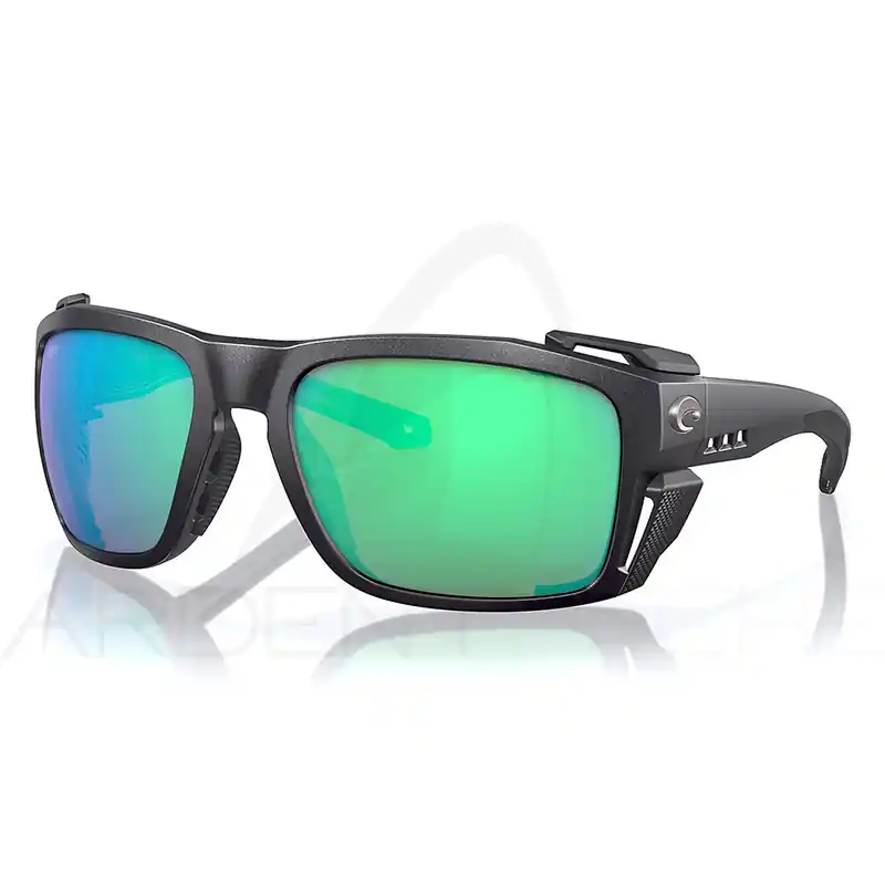 Populaire Lunettes polarisantes COSTA DEL MAR King tide 8 Black Green mirror 580G