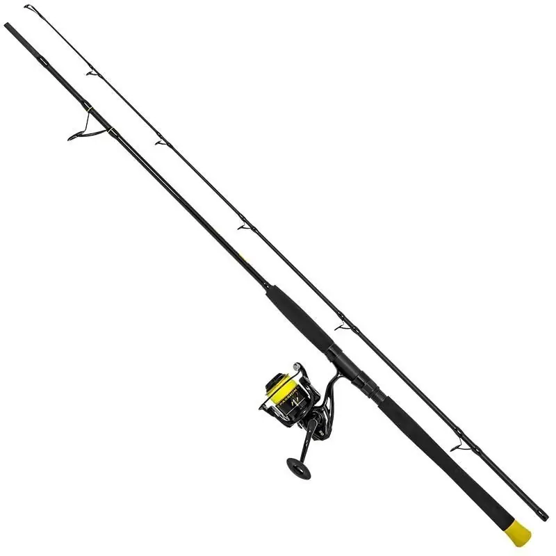 Combo Hard Core Combo Spin Rod 2,40m 50-200gr Black Cat Réduction