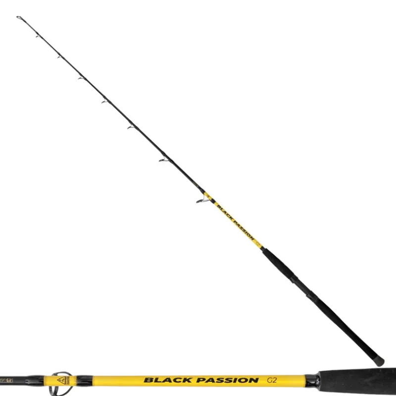 Haute Qualité Canne Black Passion G2 Vertical 1,80m 240gr Black Cat