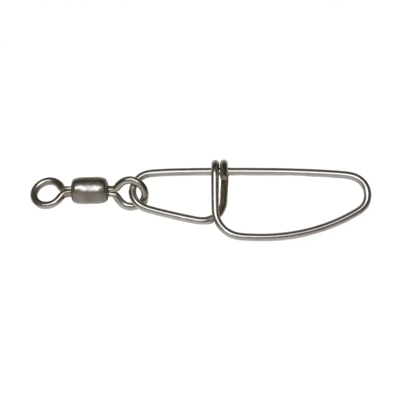 Emerillon Agrafe Stainless Steel Swivel + Snap 114kg 3pcs Zeck Satisfait Ou Remboursé