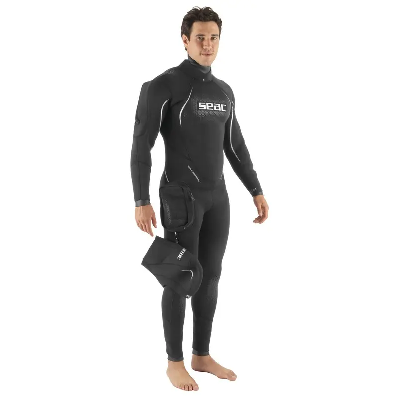 Bon Marché Combinaison de plongée Seac Sub Space Dry 7 mm Homme