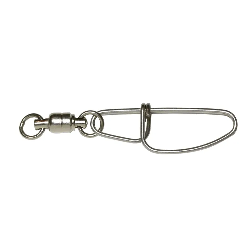 Emerillon Agrafe Ball Bearing Swivel+Snap 105kg 3pcs Zeck Top Vente