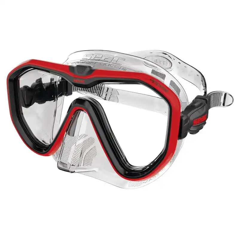 Remise Masque Seac Sub Appeal Transparent/Rouge
