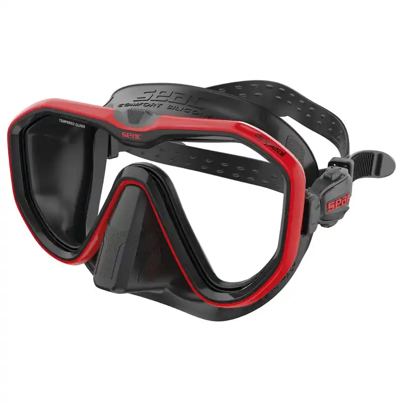 Solde Masque Seac Sub Appeal Noir/Rouge