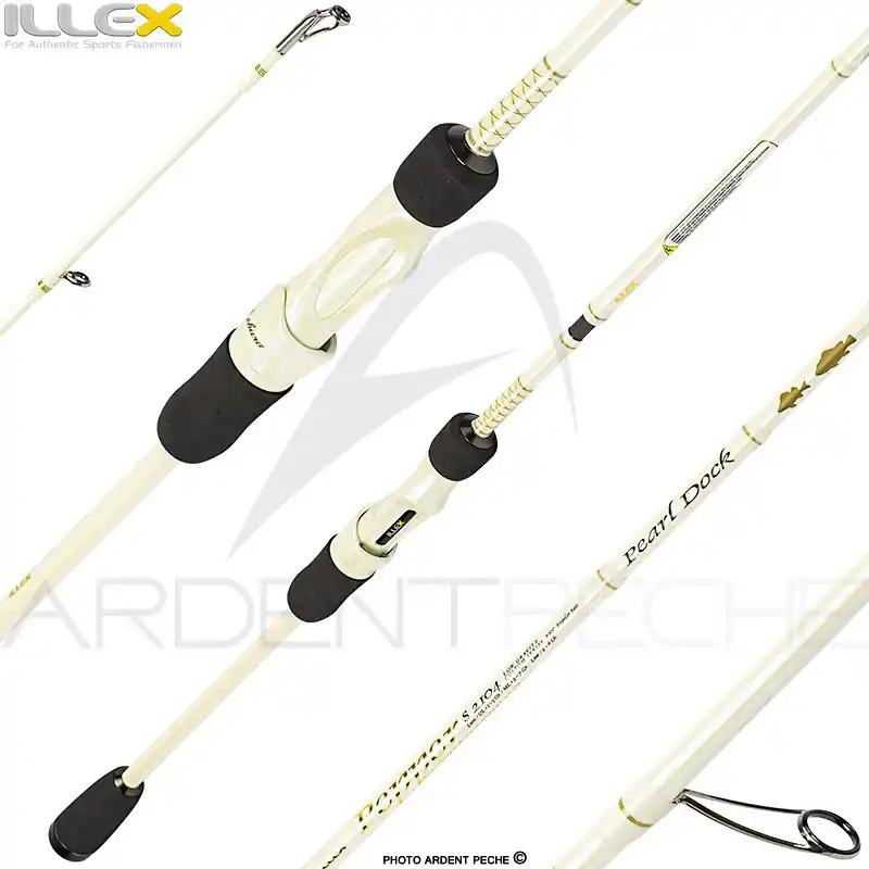 Canne spinning ILLEX Pepper X5 S 2104 Pearl dock Acheter Direct