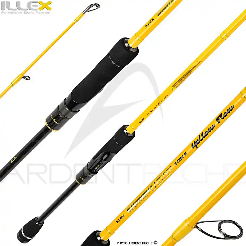 Prix Promo Canne spinning ILLEX Element rider X5 S 2252 M Yellow flow