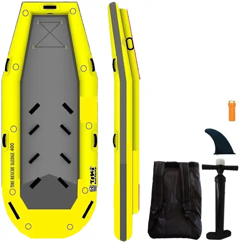 Prix Choc Planche Gonflable Tiki Factory Rescue Sledge 400