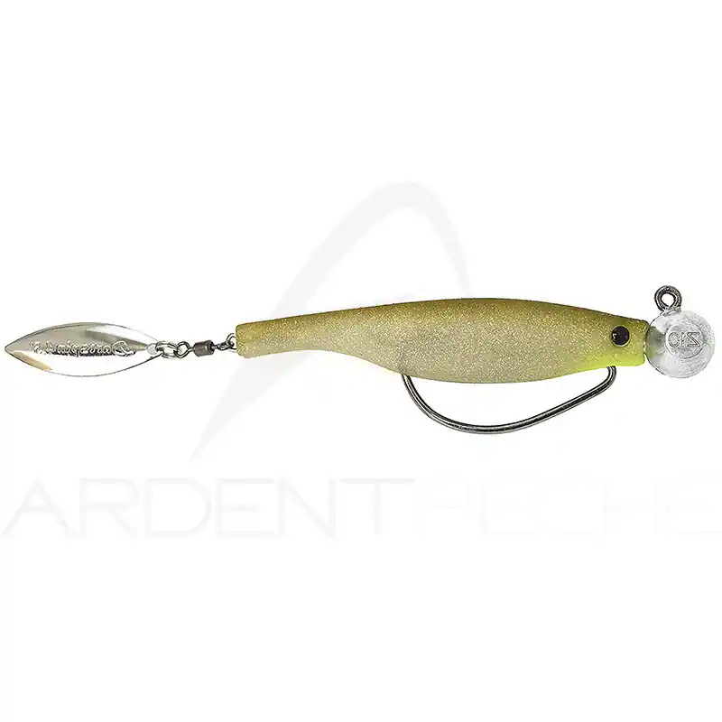 Leurre souple HYPERLASTICS Dartspin football jig head 4.5 10g Prix Choc