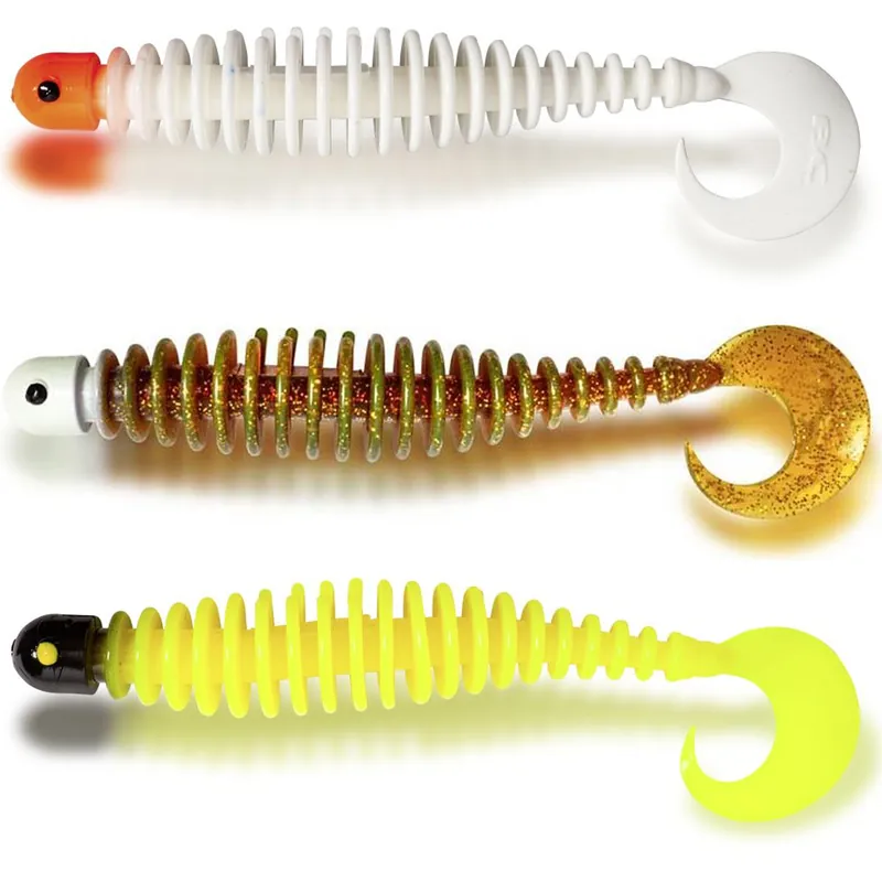 Expédition Rapide Leurre Souple Curly Worm 24gr 17cm Black Cat
