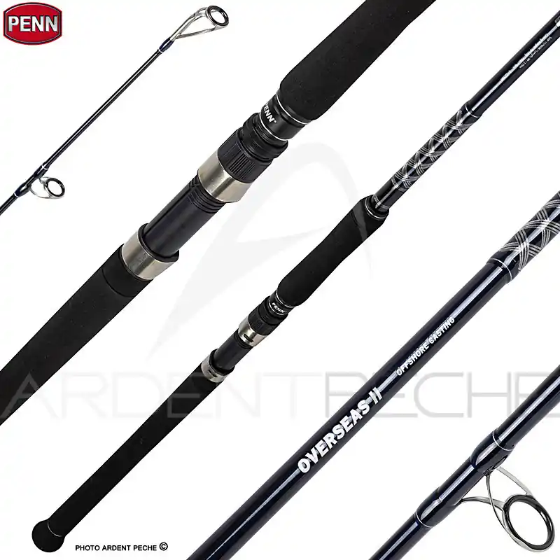 Canne spinning PENN Overseas II offshore casting Nouveauté