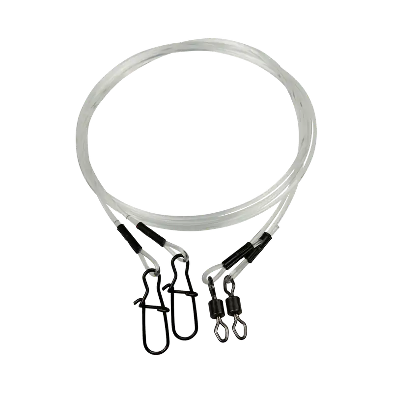 Quantité Limitée Bas De Ligne Mono Spin Leader 0,70mm 17kg 55cm 2pcs Effzett Dam