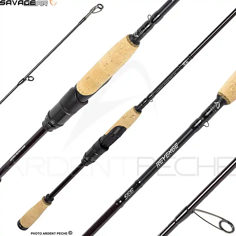 Canne spinning SAVAGE GEAR Revenge SG6 Medium game Prix Réduit