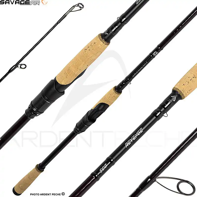 Canne spinning SAVAGE GEAR Revenge SG6 Fast shad Nouveauté
