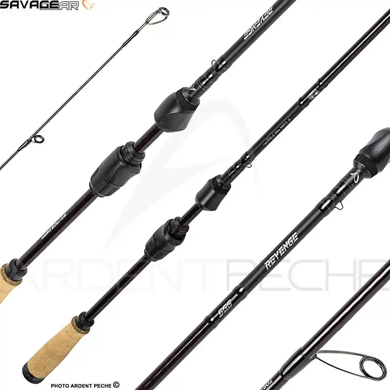 Nouvel Arrivage Canne spinning SAVAGE GEAR Revenge SG6 Texas & Carolina rig
