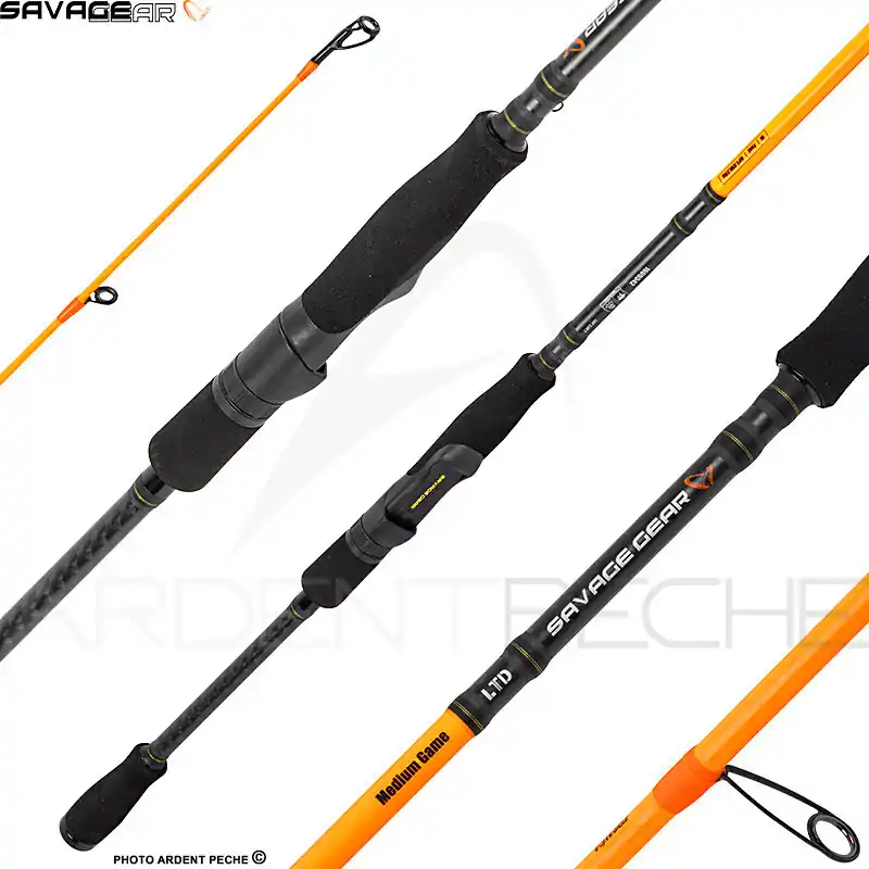 Pas Cher Canne spinning SAVAGE GEAR Orange LTD Light game