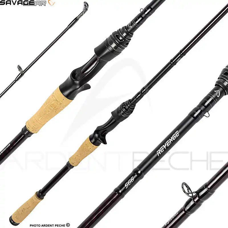 Canne casting SAVAGE GEAR Revenge SG6 Pelagic Prix Choc
