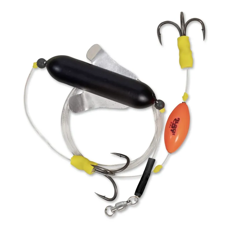 Montage Worm River Rig 2/0 1,2mm 2m Black Cat Marque