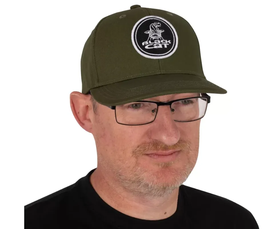 Casquette Green Flat Black Cat Vente Flash