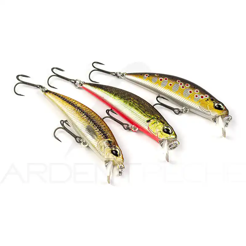 Pack de 3 poissons nageurs truite DUO Ryuki 50 S Dernier Modèle