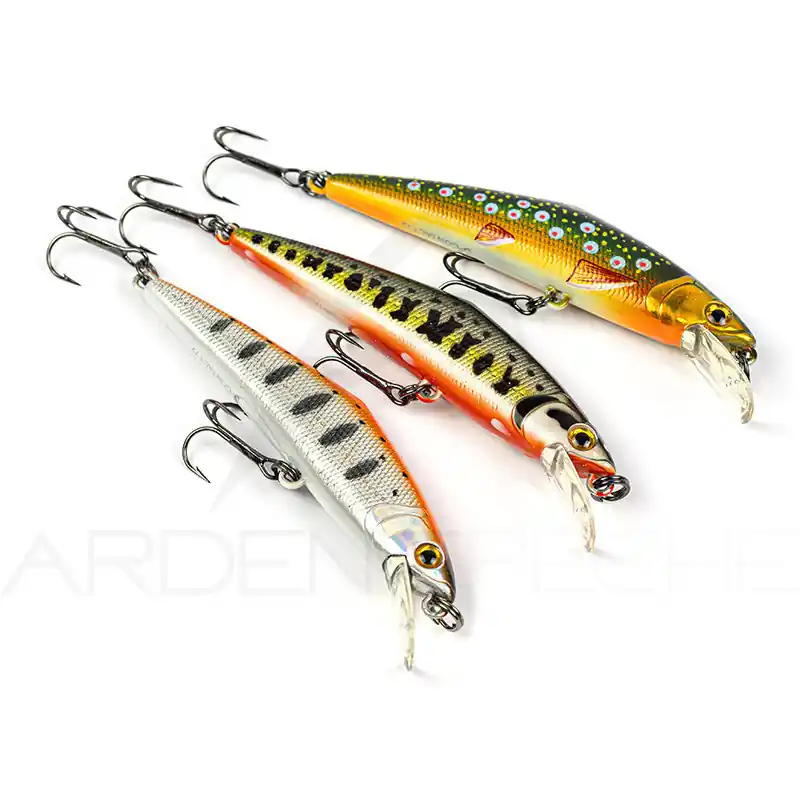 Nouvel Arrivage Pack de 3 poissons nageurs truite SMITH D-Contact 72 S