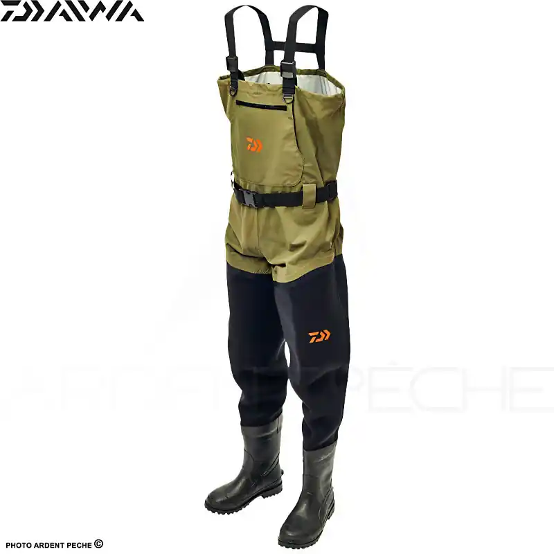 Waders respirants DAIWA Hybrides avec bottes Commander Vite