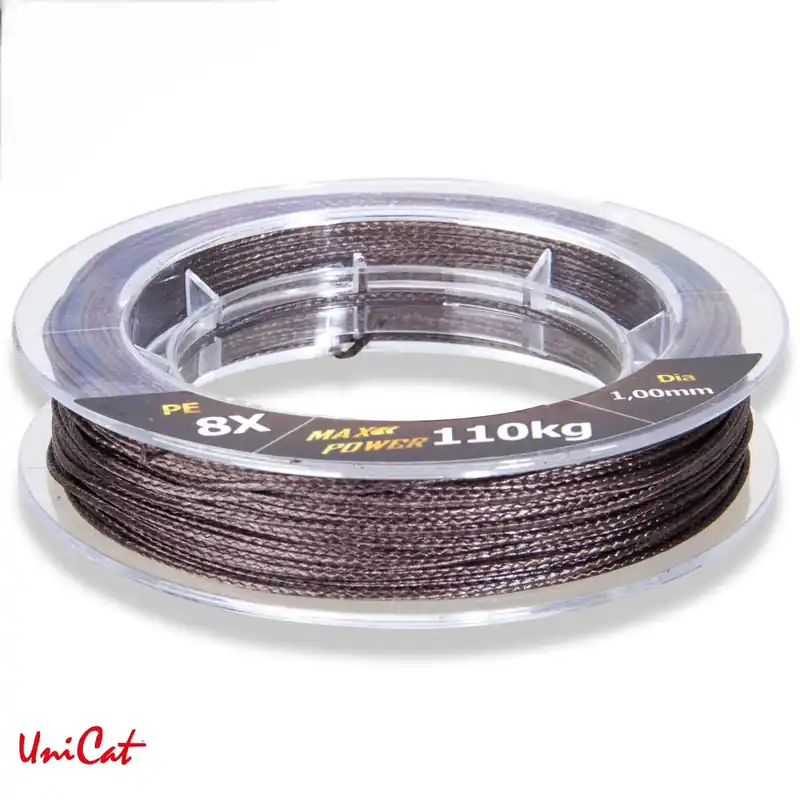 Bas De Ligne Tresse Knock Out Leader 8X 25m Unicat Haute Qualité