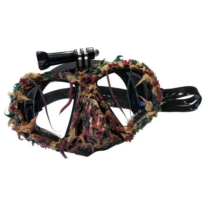 Quantité Limitée Masque de chasse sous marine Denty Spearfishing Camo 3D accessoire Gopro