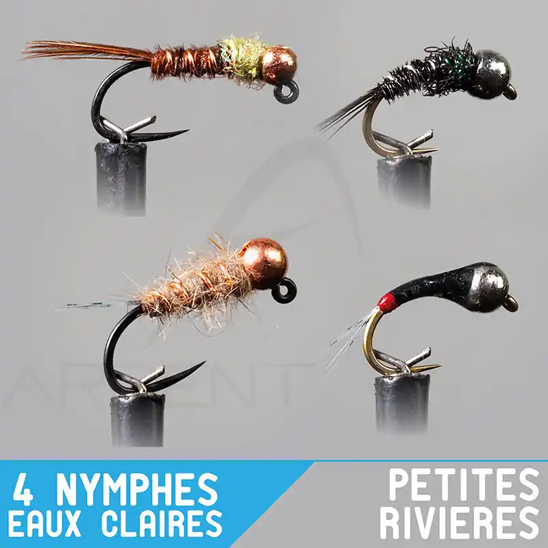 Must-Have Montage nymphe GARBOLINO Petites rivières / Eaux claires Set x4