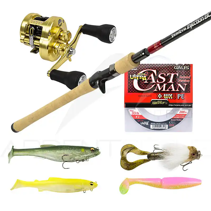 Pack premium casting TENRYU Injection BC 80 XXH + SHIMANO Calcutta MD 301 XG Meilleur Choix