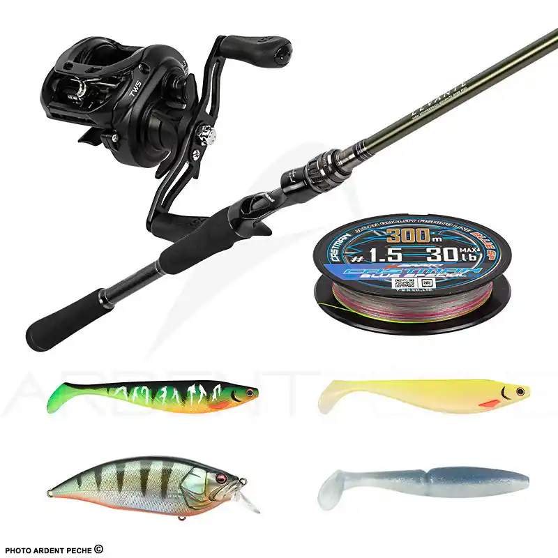Pack premium casting MEGABASS Levante JP F10 711 LV + DAIWA Tatula HD LTD 200 HL Paiement Sécurisé