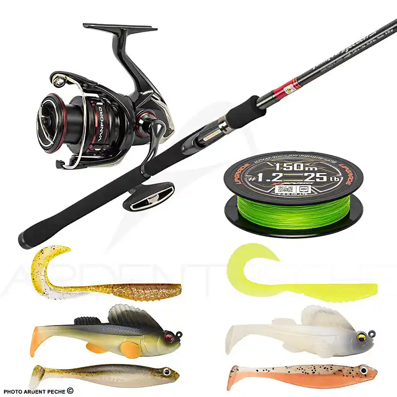 Prix Promo Pack premium spinning TENRYU Injection SP 76 M + SHIMANO Vanford FA 2500 HG