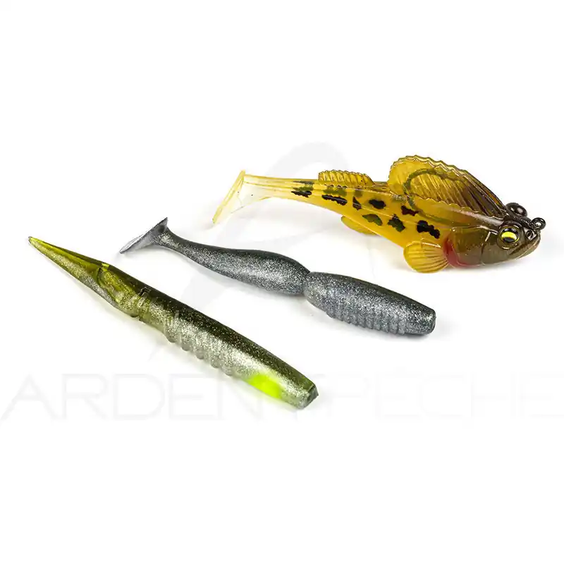 Nouveauté Pack de 3 leurres bar au leurre souple MEGABASS